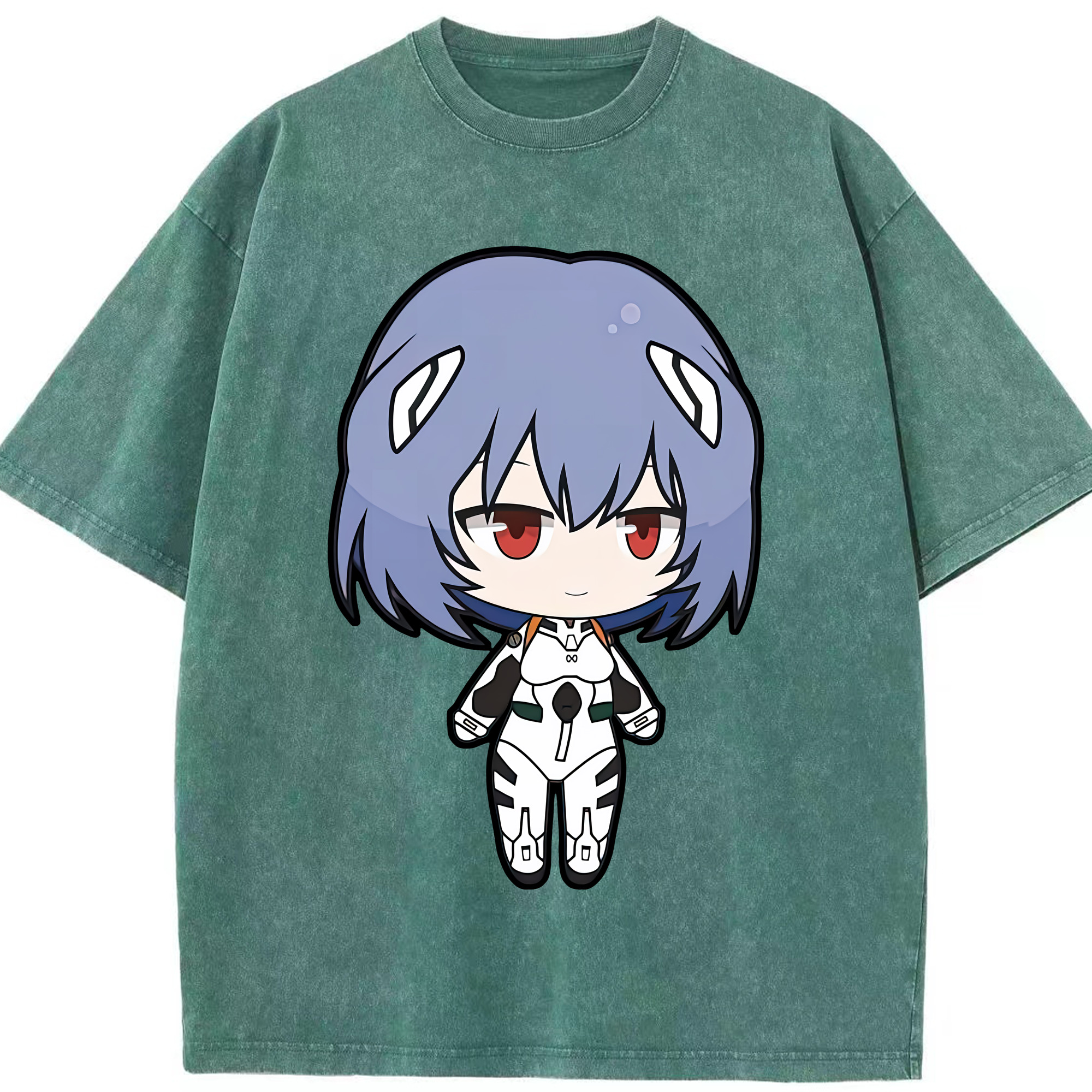 （画像用） EVA 新世紀エヴァンゲリオン 綿100% ヴィンテージ風 半袖Tシャツ（フロントプリント）